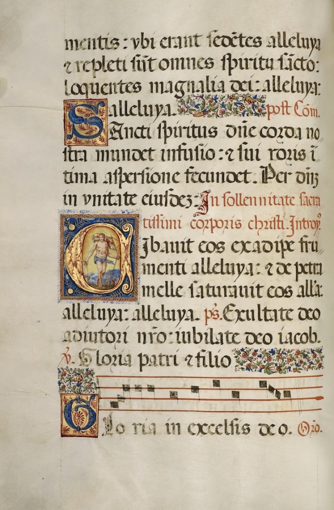 renaissance illuminated manuscript