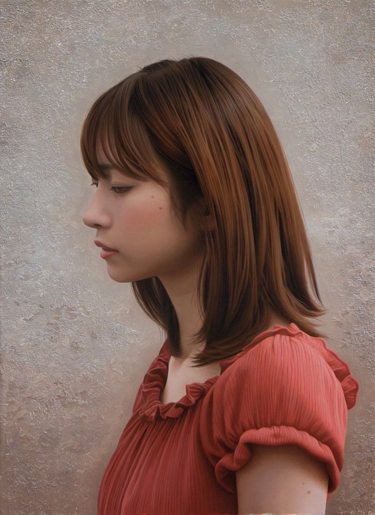 Photorealistic Painting Portraits by Yasutomo Oka