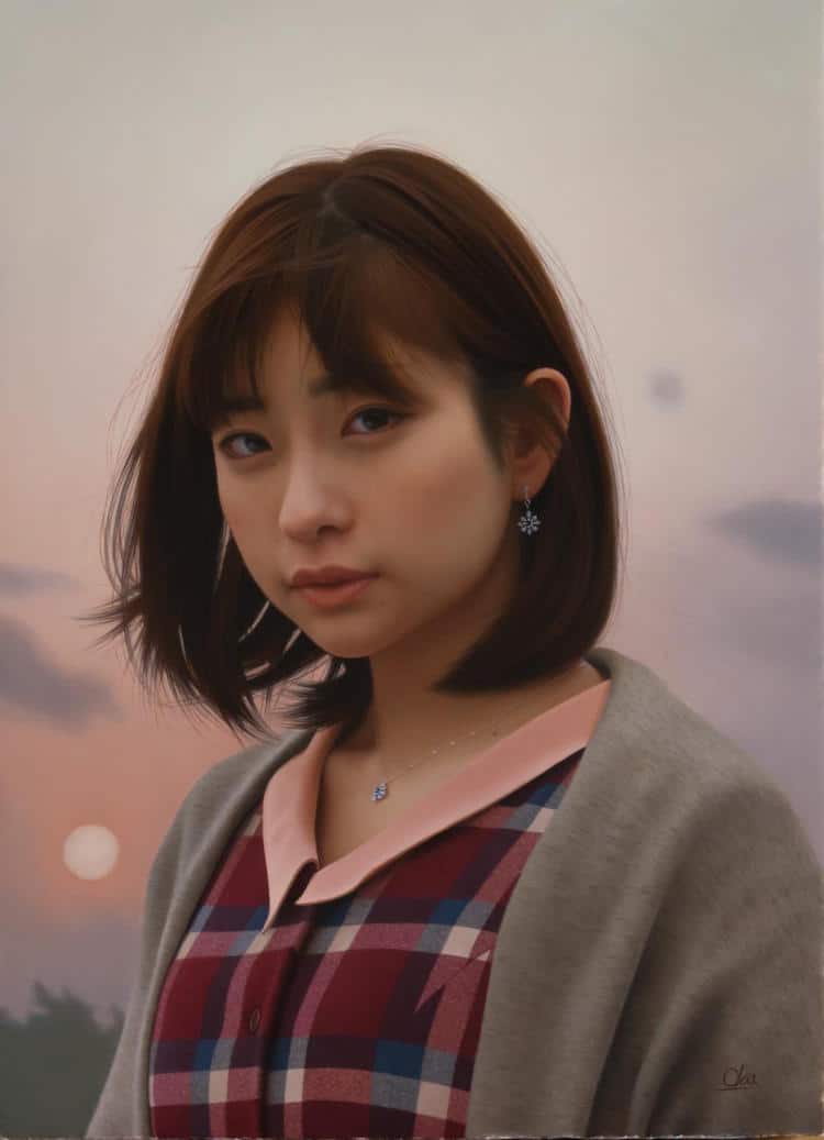Photorealistic Painting Portraits by Yasutomo Oka