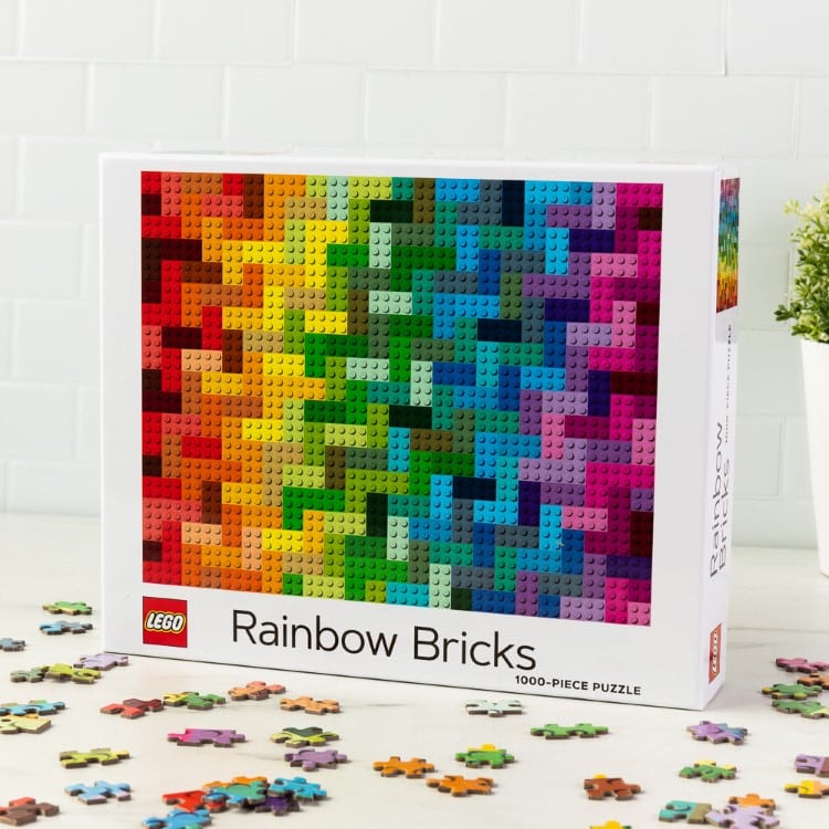 LEGO Brick Rainbow Puzzle