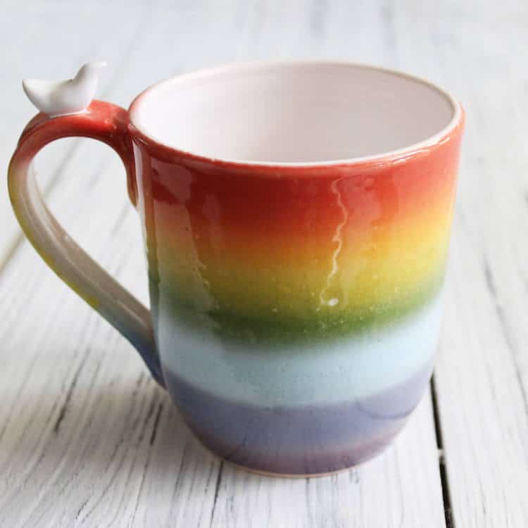 Rainbow Gifts Rainbow Products Colorful Gifts Rainbow Mug