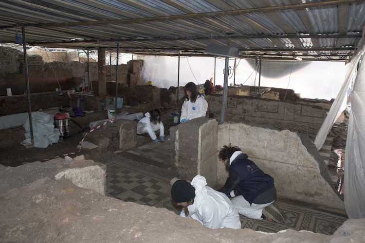 Archeologists Working Under Metro C