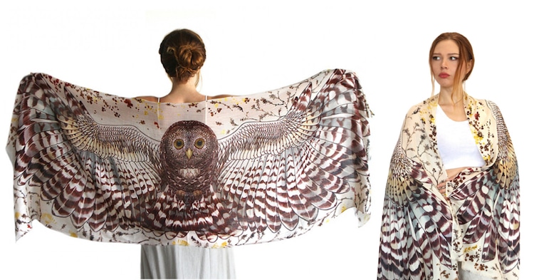 Shovava Owl Scarf Bird Accessories