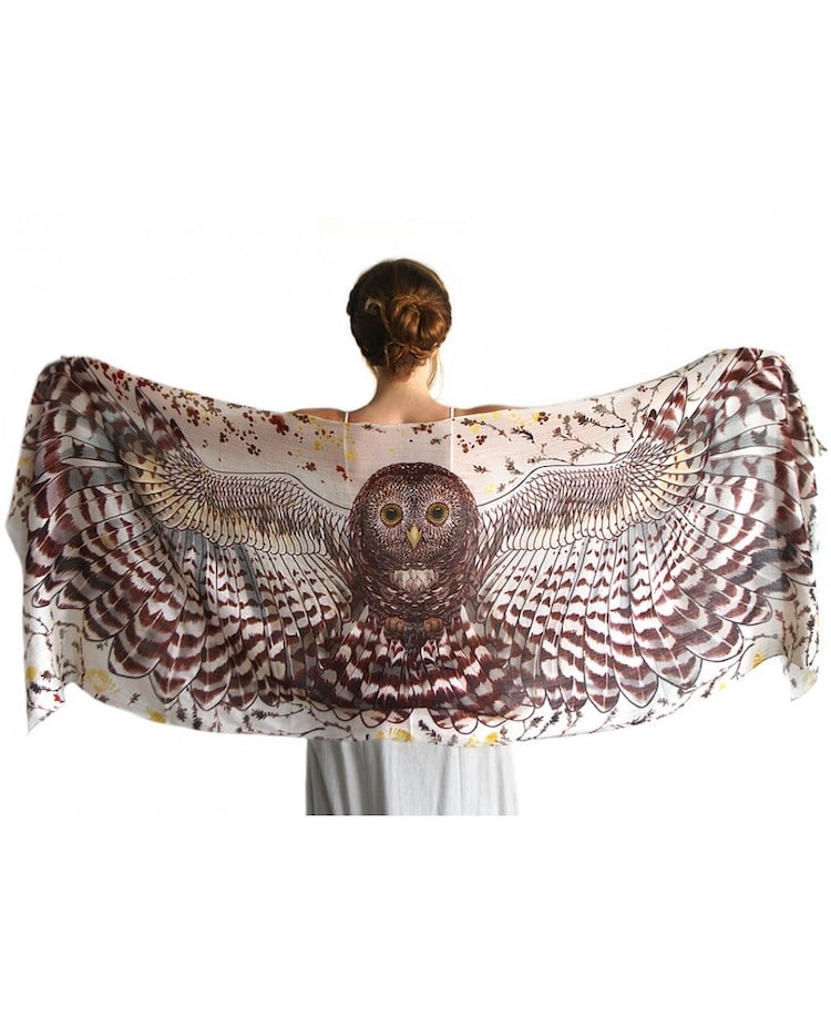 Shovava Owl Scarf Bird Accessories