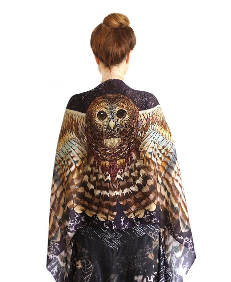 Shovava Owl Scarf Bird Accessories