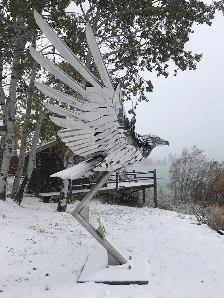 Stainless Steel Fantasy Art Sculptures by Kevin Stone