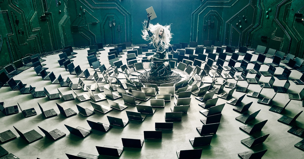 Benjamin Von Wong Transforms EWaste Into PostApocalyptic Landscape