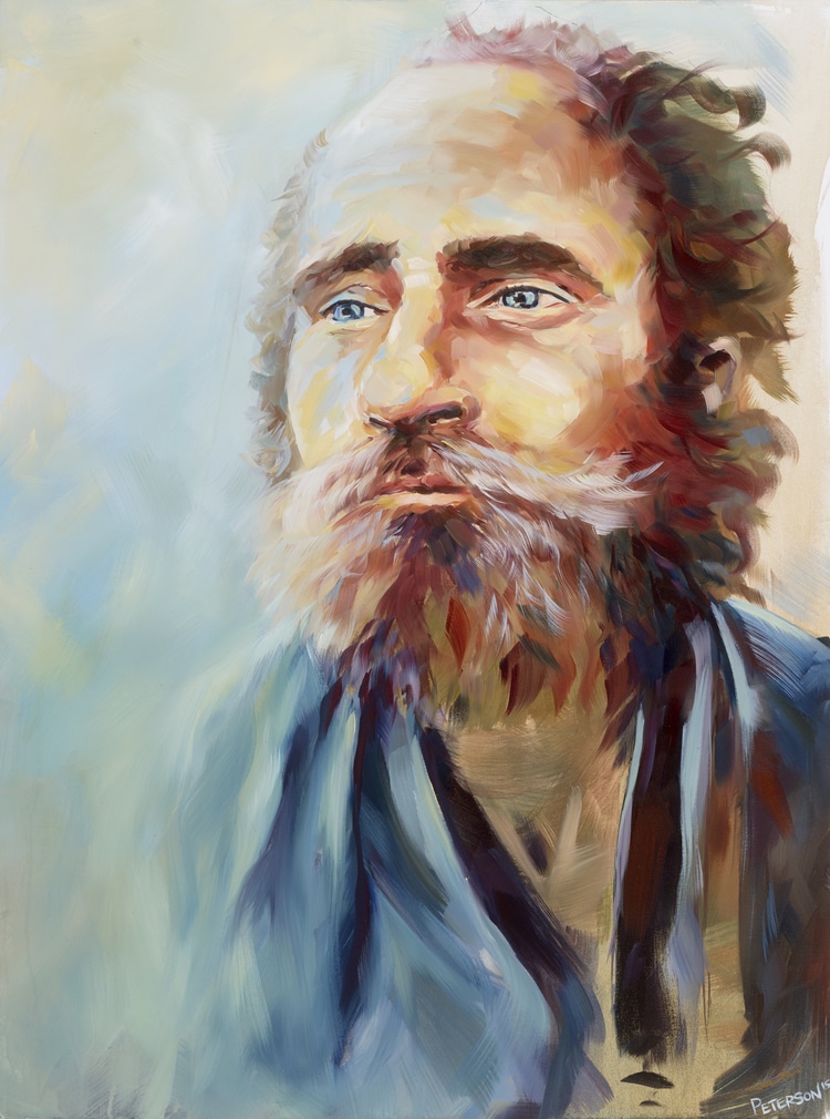 Faces of Santa Ana Paintings of Homeless People