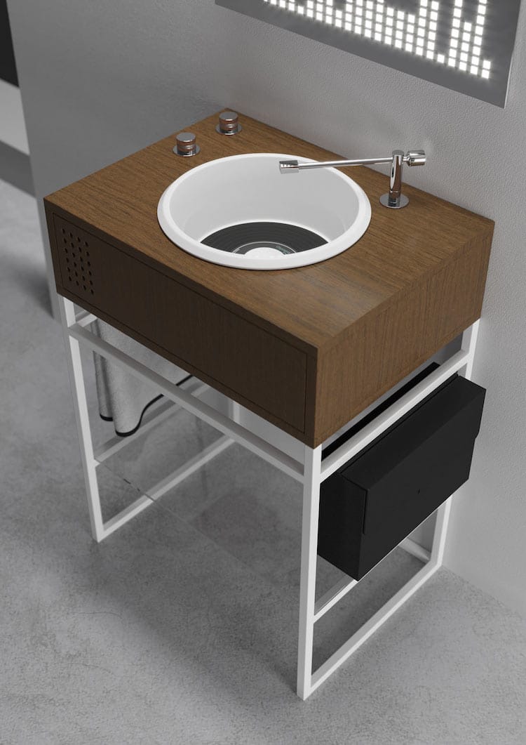 Bathroom Sinks Vinyl Collection by Olympia Ceramica