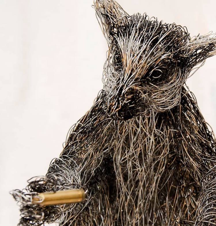 Wire Animal Sculpture by Candice Bees