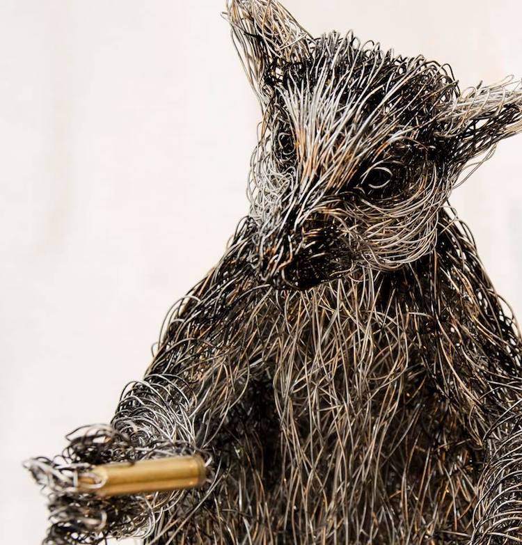 Energetic Wire Animal Sculptures Look at Home in Natural Landscape