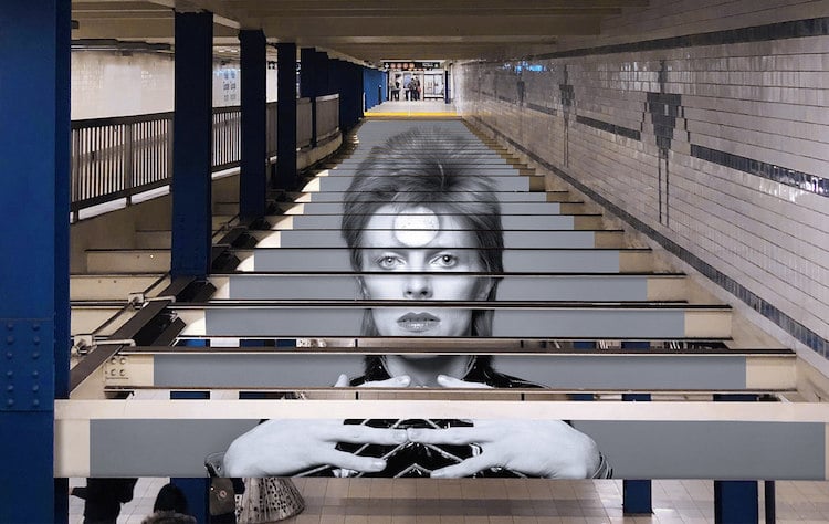 David Bowie is Exhibition Subway Takeover