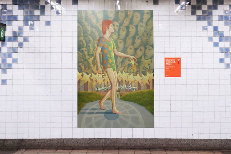 David Bowie is Exhibition Subway Takeover