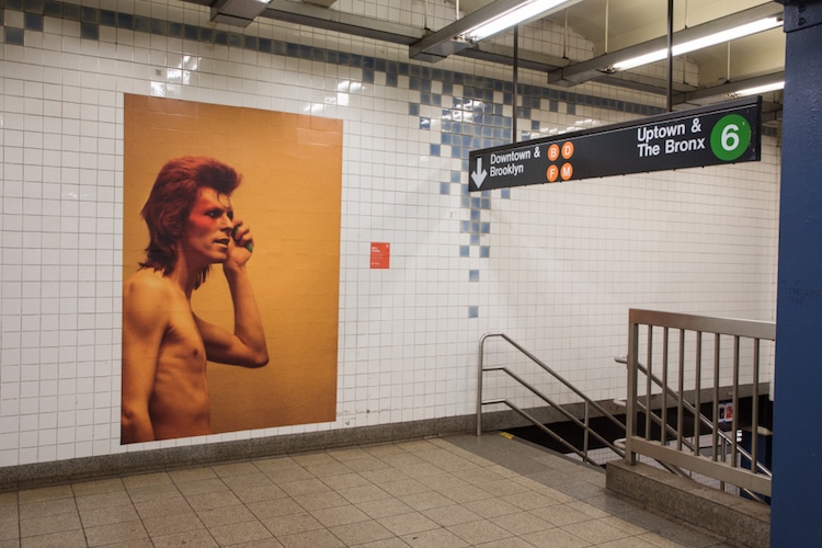 David Bowie is Exhibition Subway Takeover