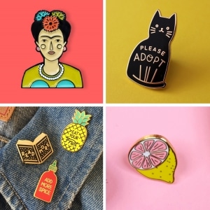 20+ Custom Enamel Pins That Are Modern Twist On Vintage Accessories