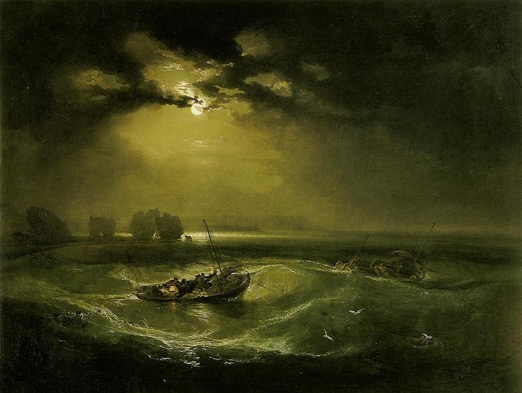 Fishermen at Sea - JMW Turner