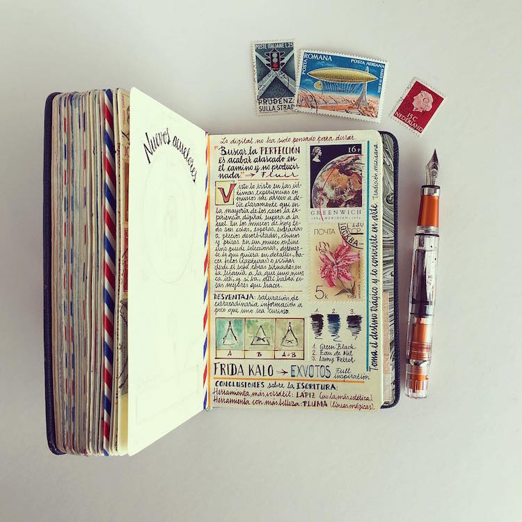 Artist Fills Traveler's Notebook With Intimate Visual Diary