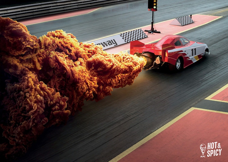 KFC Hong Kong Hot and Spicy Chicken Ads Ogilvy and Mather Hong Kong