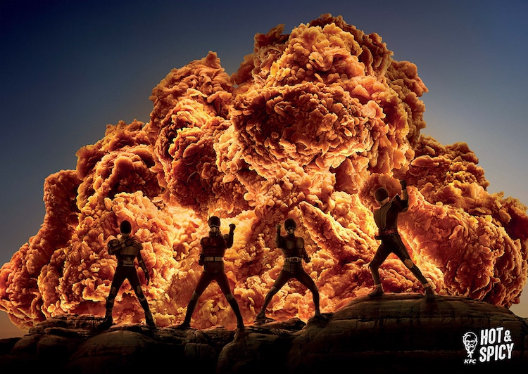 KFC Hong Kong Hot and Spicy Chicken Ads Ogilvy and Mather Hong Kong