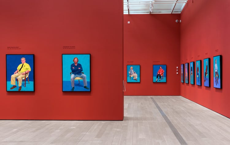 David Hockney 82 Portraits and 1 Still-Life LACMA Exhibits David Hockney Portraits David Hockney Exhibition