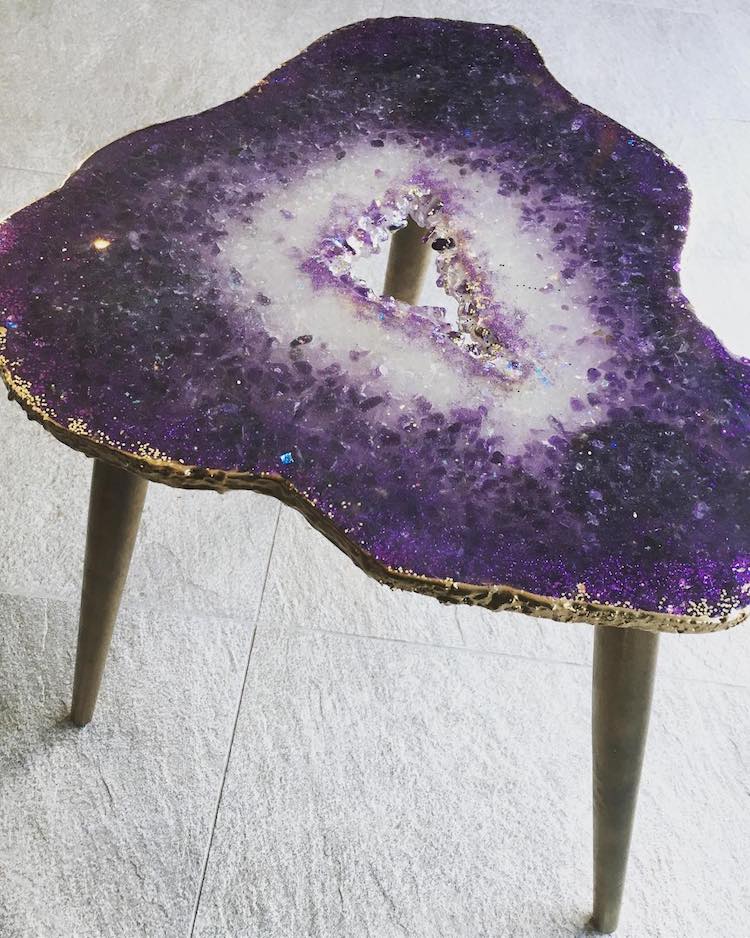 Geode Table Geode Coffee Table Resin Table