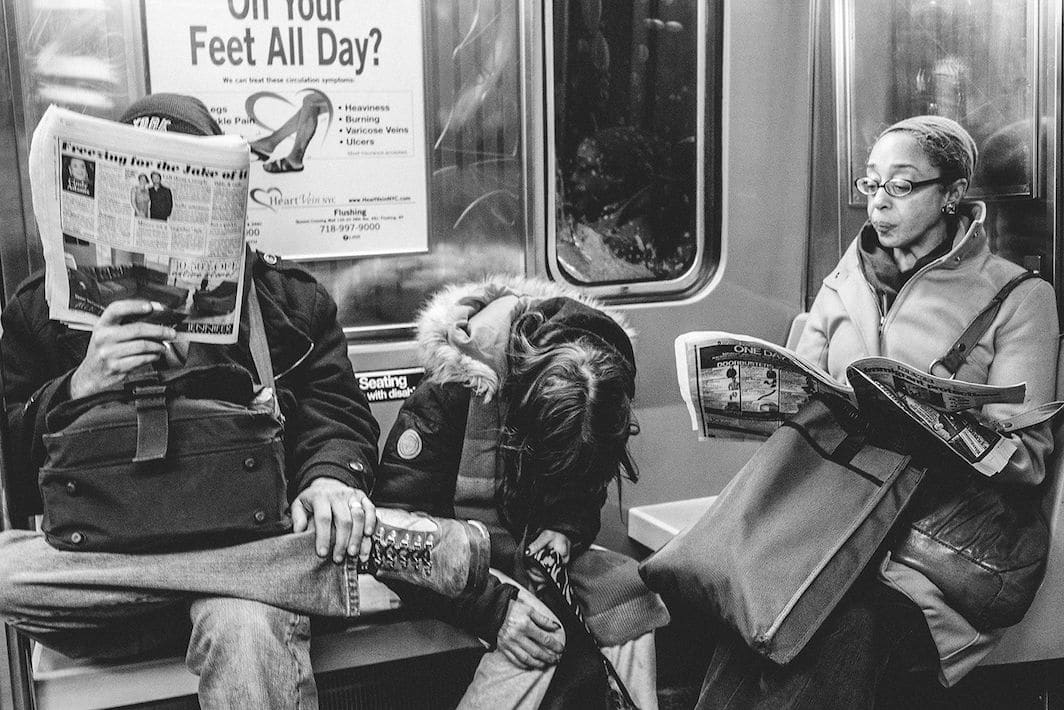 New York Subway Street Photography by Luc Kordas