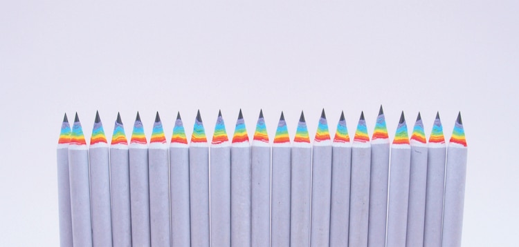 Rainbow Pencils Duncan Shotton