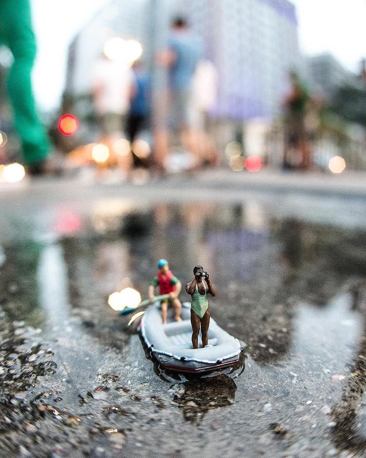 Antique Figurines Go On Adventures In Miniature Photography Series Antique Figurines Go On Adventures In Miniature Photography Series