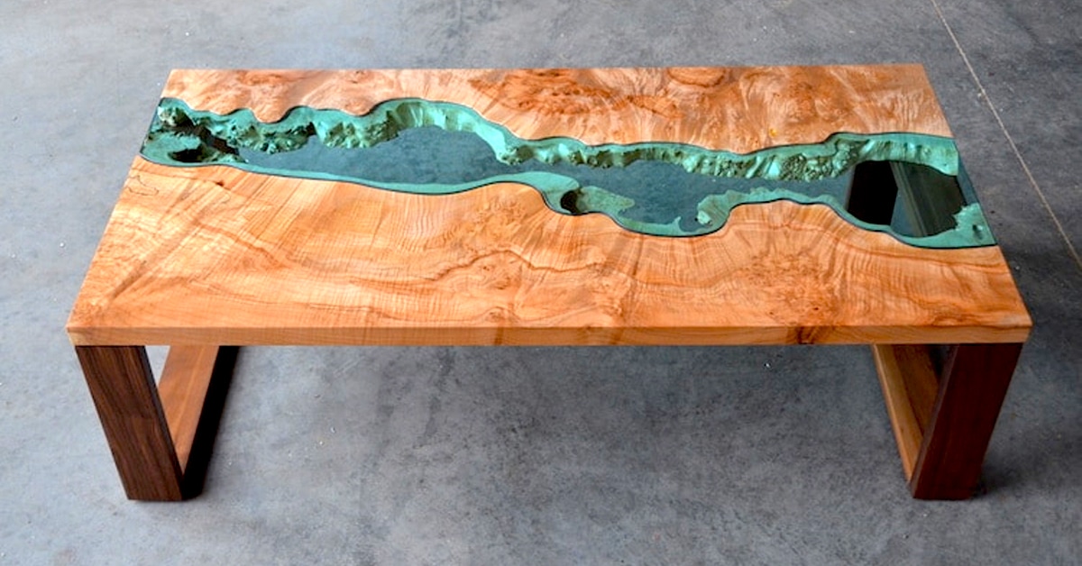 Nature-Inspired Furniture Design Features Blue Glass ...
