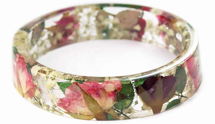 Buy Real Flower Resin Bangle, Real Flower Bracelet, Resin Bracelet, Nature  Inspired Jewelry, Flower Jewelry, Flower Bangle, Gifts, Rose Bracelet  Online in India - Etsy