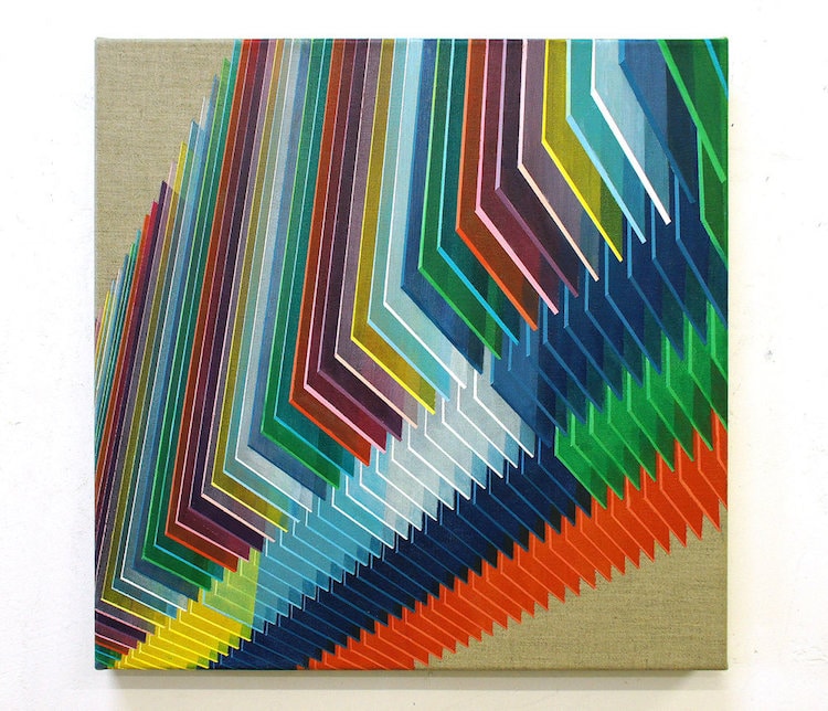 Synesthesia Geometric Paintings by Daniel Mullen