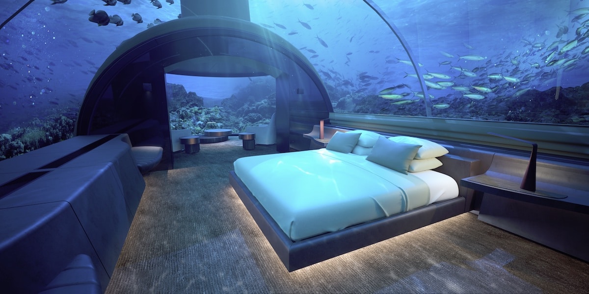 World's First Underwater Villa Offers Spectacular Views 16 Feet Below Sea