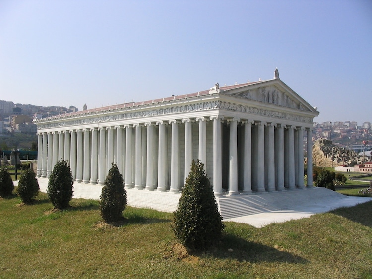 Reconstruction du temple d'Artémis