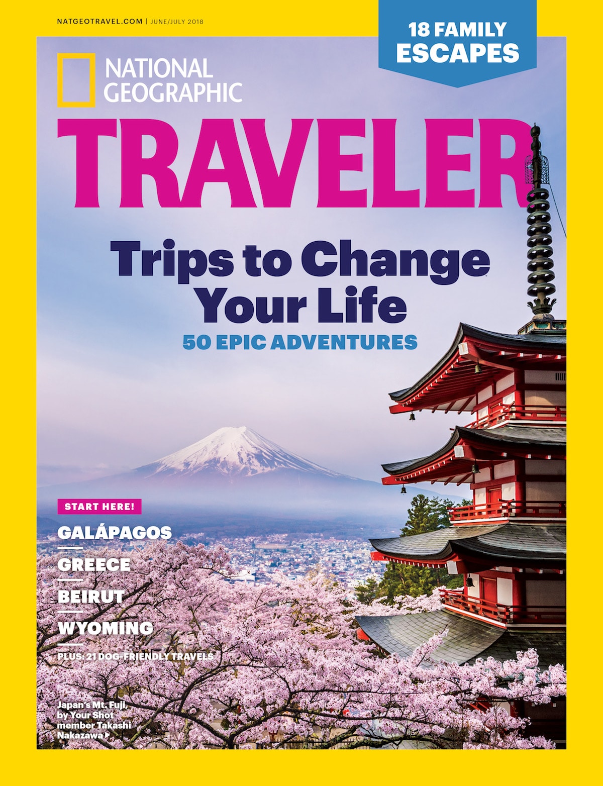 National Geographic Traveler - Your Shot Cover