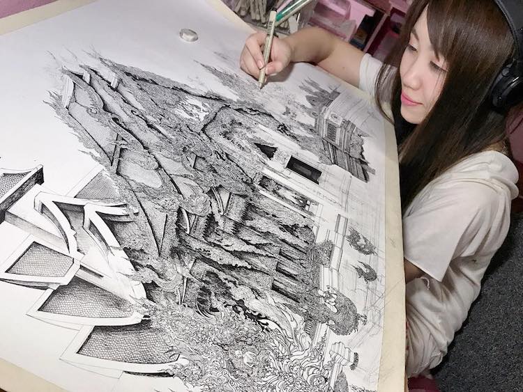 Emi Nakajima Dibujo arquitectónico