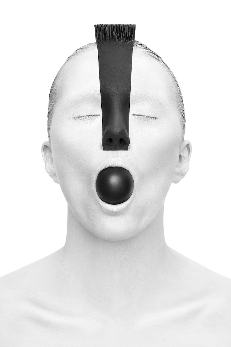 black and white face illusions
