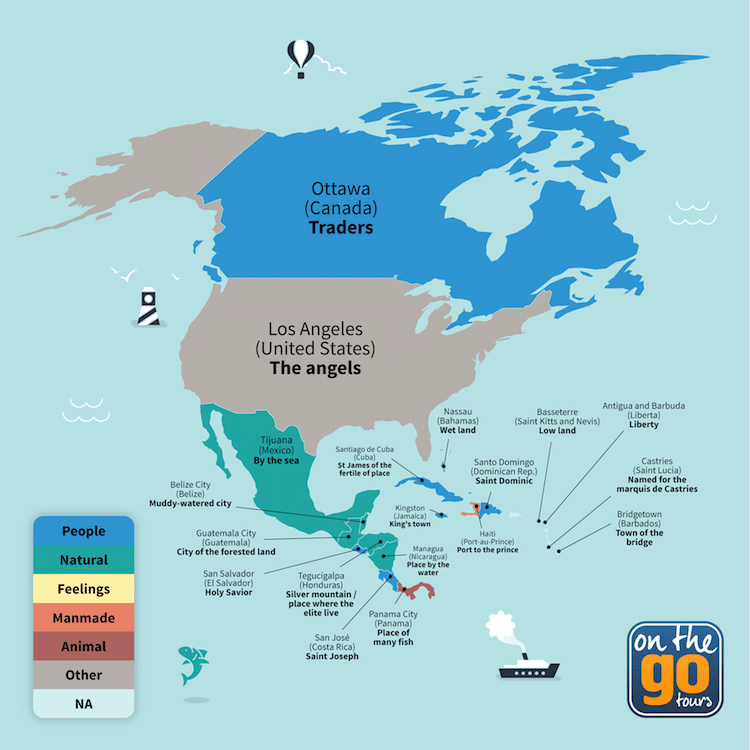 Interactive Map Explores The Literal Meanings Of 190 Global City Names