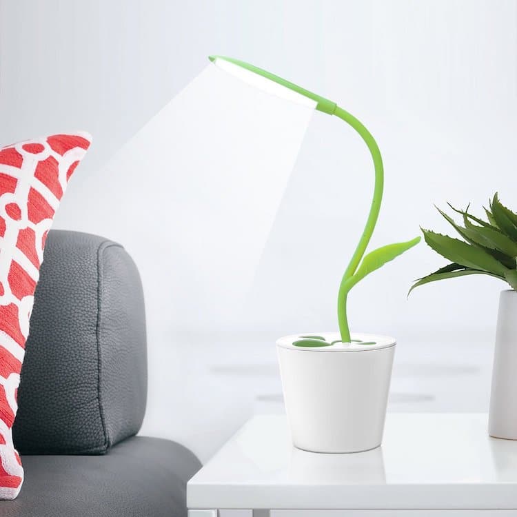 Lámpara de planta flexible
