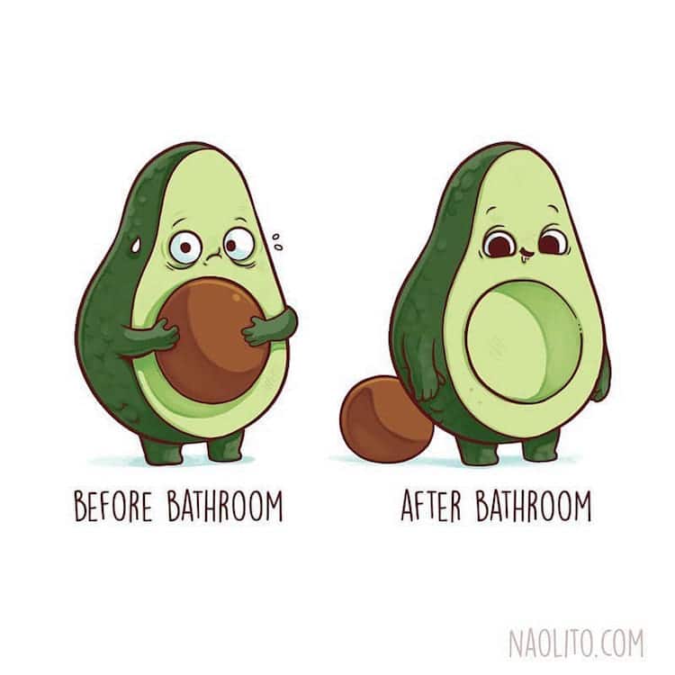 Cute Cartoon Drawings Illustrate Relatable “Before and After” Scenarios