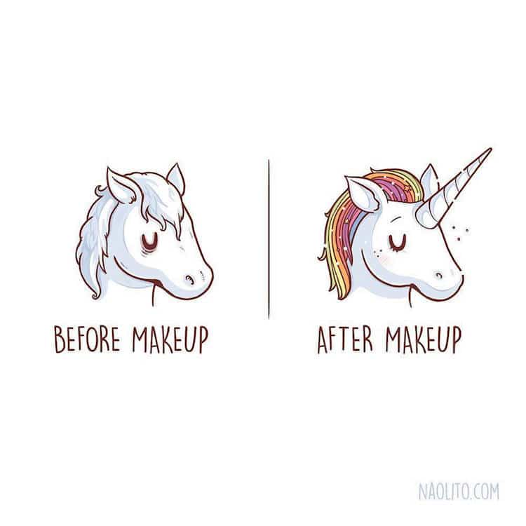 Cute Cartoon Drawings Illustrate Relatable Before And After Scenarios