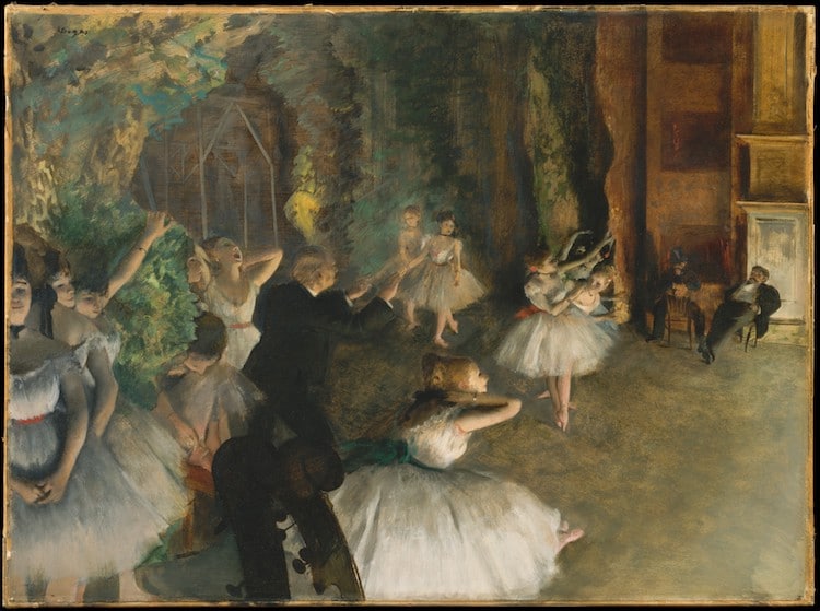 pintura de bailarinas de Edgar Degas