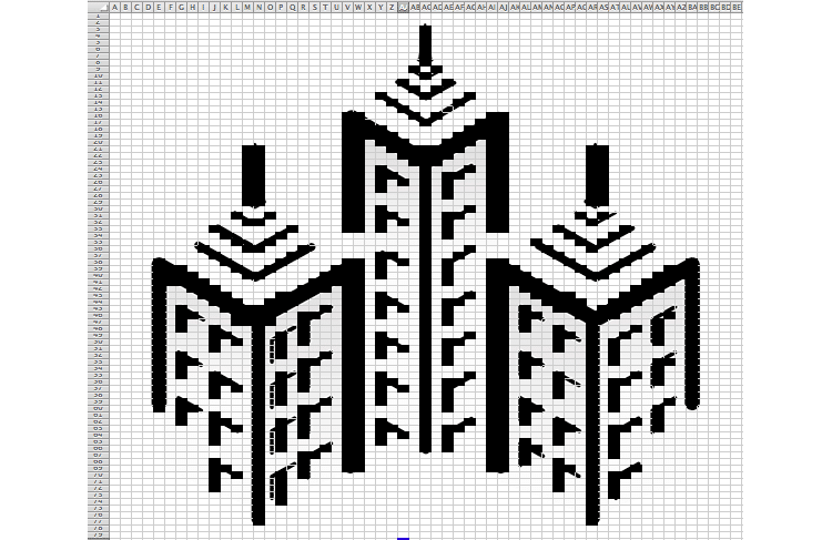 Create your Own Excel Art on Microsoft Excel Spreadsheet Software