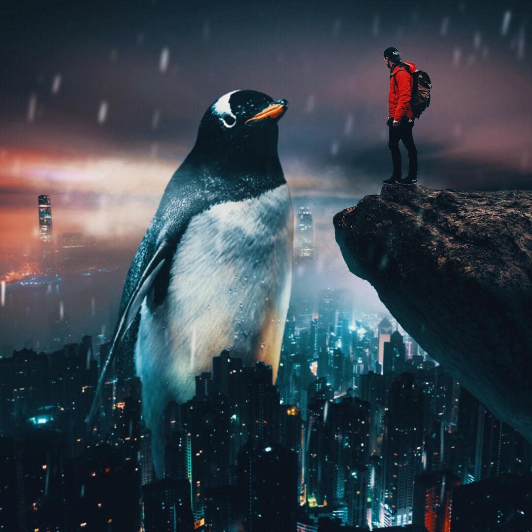 Giant Animals Surrealism Photography by Mani Photography