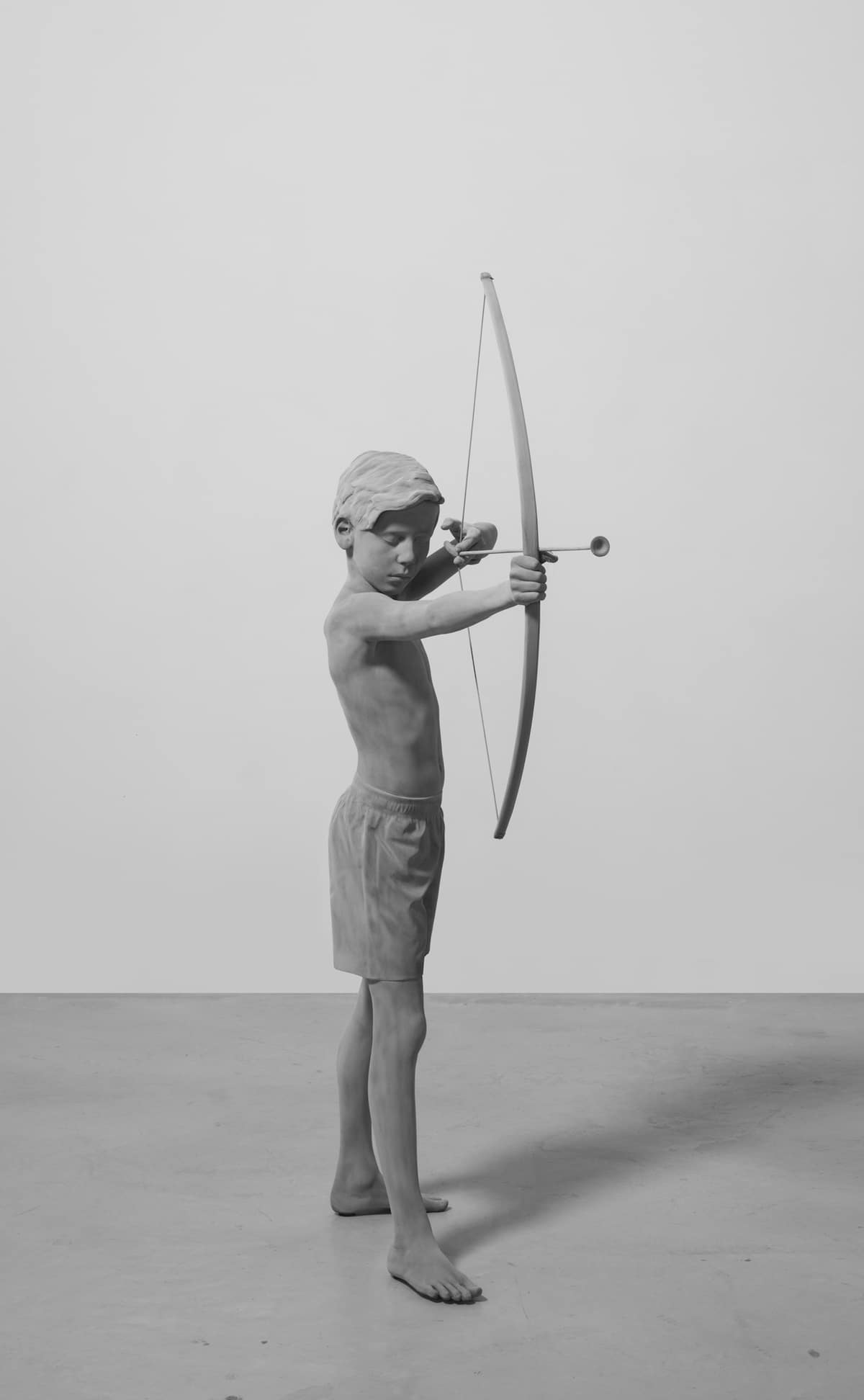 Life Size Sculpture Timo by Hans Op de Beeck 