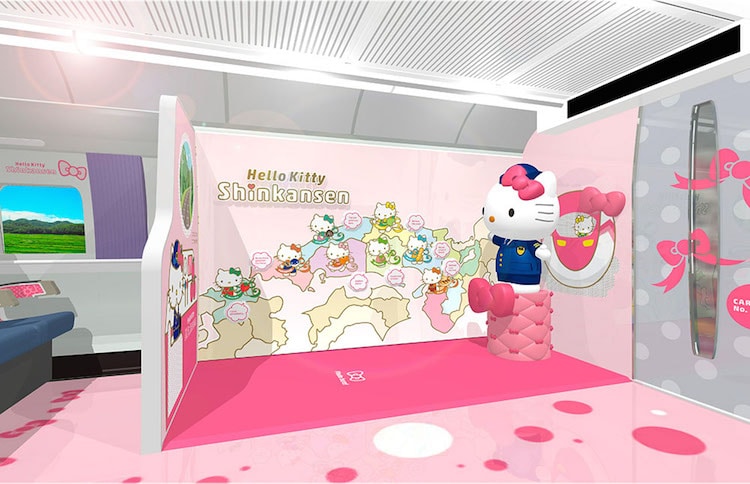 Hello Kitty Bullet Train