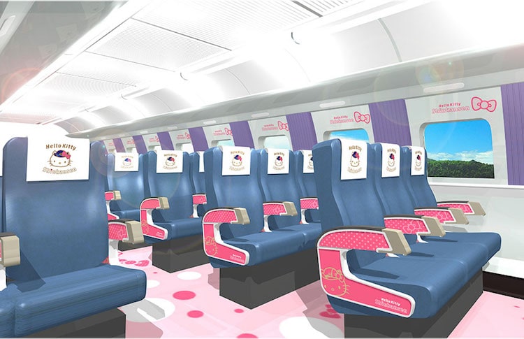 Hello Kitty Bullet Train