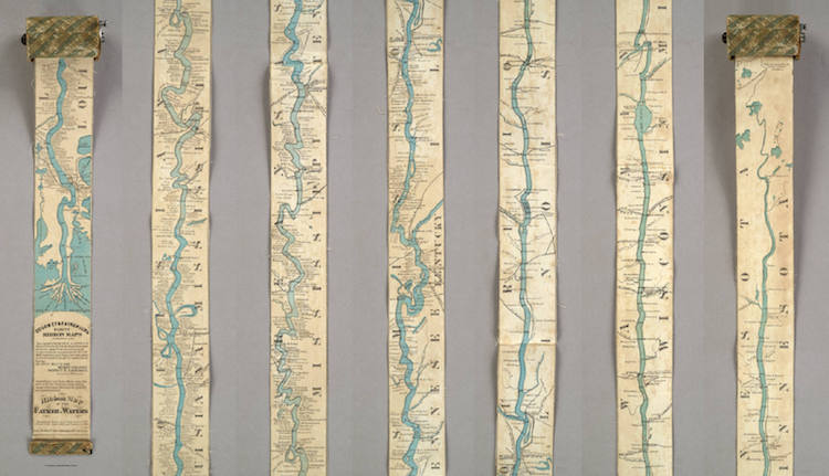 Ribbon Map of the Mississippi River