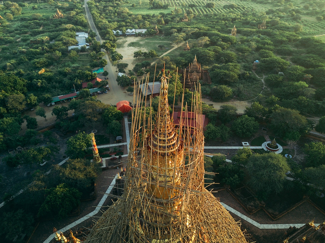 Myanmar Temples Aerial Photos Dimitar Karanikolov