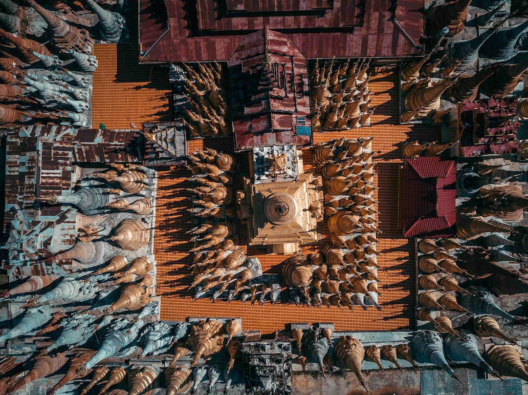 Myanmar Temples Aerial Photos Dimitar Karanikolov