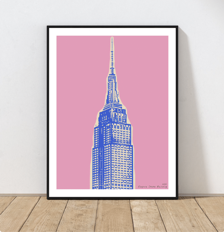 Empire State Building Art Print 